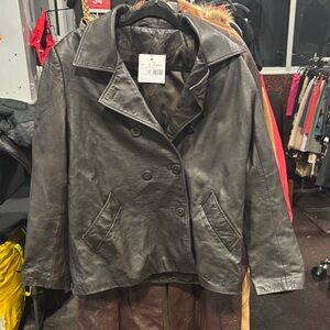 Women's Black Leather Jacket